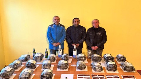 İrandan narkotik və spirtli içki gətirənlər tutuldu