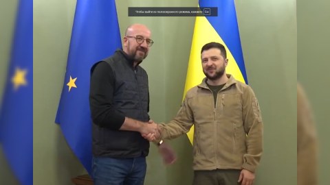 Şarl Mişel Zelenski ilə görüşdü