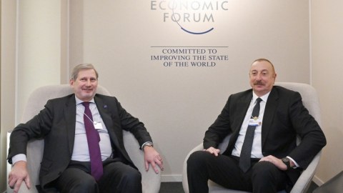 İlham Əliyev Davosda görüşlər keçirdi - FOTO 
