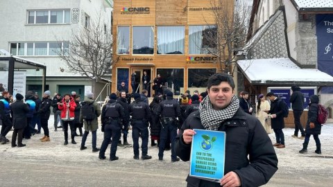 Davosda Laçın yolundakı aksiyaya dəstək göstərildi