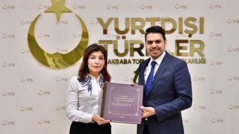 Günay Əfəndiyeva Abdullah Eren ilə görüşüb