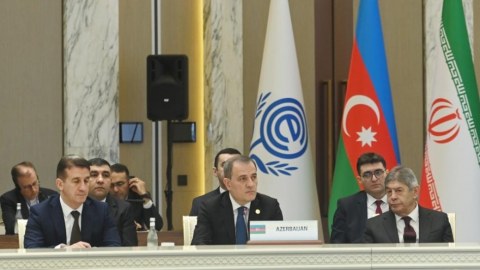 Ceyhun Bayramov Daşkənddə Zəngəzur dəhlizindən DANIŞDI