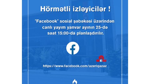 “Azəriqaz”dan növbəti canlı yayım