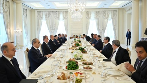 Ali qonağın şərəfinə nahar verildi
