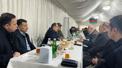 Türkiyə səfiri Orxan Əsgərovun yas mərasimində - FOTO