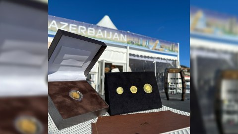 “AzerGold”un qızıl sikkə kolleksiyaları İsveçrədə nümayiş olunur