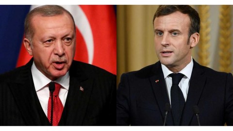 Makron prezident olmağa layiq deyil - Ərdoğan