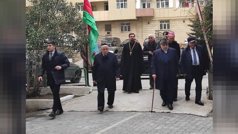 Dini konfessiya rəhbərləri Orxan Əsgərovun yasında