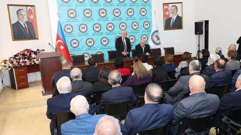 AHİK-də veteranlarla görüş keçirilib - FOTOLAR