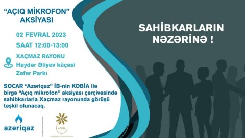 “Azəriqaz”ın növbəti görüşü Xaçmazda keçiriləcək