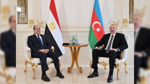 Diasporumuz Misir Prezidentinin Azərbaycana səfərini yüksək qiymətləndirdi