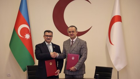 Qızıl Aypara ilə Səhiyyə TV memorandum imzaladı