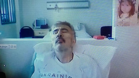 Saakaşvili tanınmaz halda - Yeni görüntülər