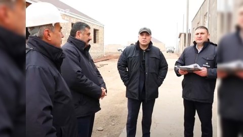 “Azəriqaz” rəhbərliyi Göygöldə qazlaşma işlərini yoxladı - VİDEO