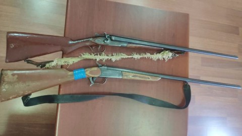 Qanunsuz saxlanılan silahlar müsadirə edildi