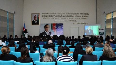 “Heydər Əliyev və Azərbaycan gəncliyi” adlı tədbir keçirildi