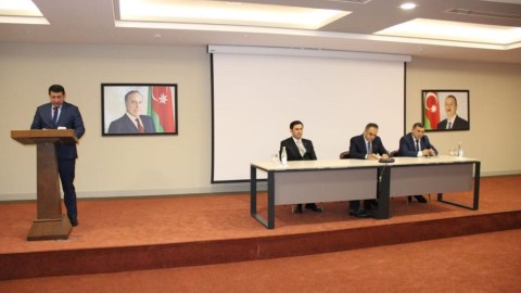 Goranboy hesabat iclası keçirilib - FOTOLAR