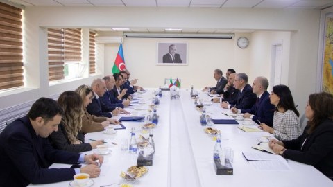 Muxtar Babayev italiyalı həmkarı ilə müzakirə apardı