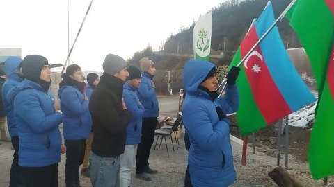 Laçın yolundakı aksiya 55 gündür davam edir