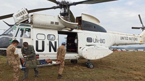 BMT-nin helikopteri atəşə tutuldu - Ölən var 