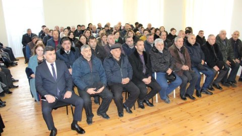 Goranboyda sakinlərin müraciətləri dinlənildi