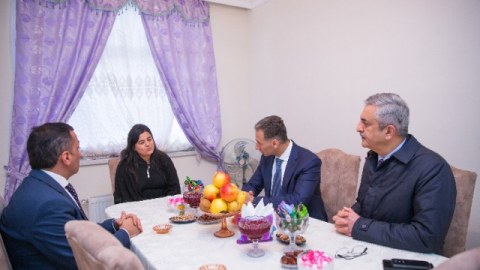 Nazir İmişlidə şəhid ailəsini ziyarət etdi