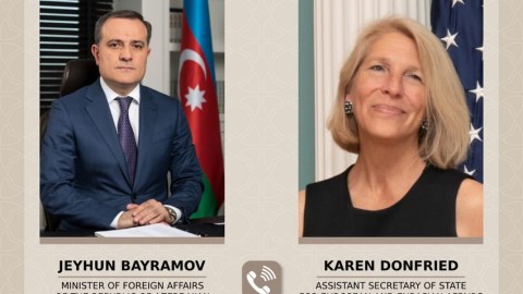 Nazir Blinkenin köməkçisi ilə Laçın yolunu müzakirə etdi 
