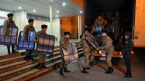 Türkiyəyə növbəti yardım göndərildi