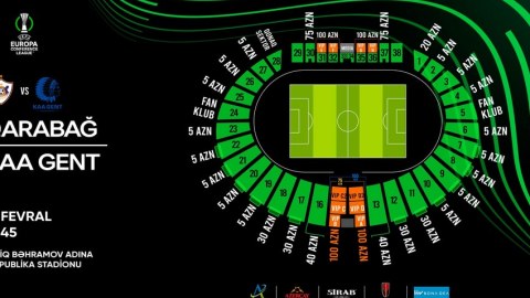 “Qarabağ” – “Gent” oyununun biletləri satışa çıxarıldı