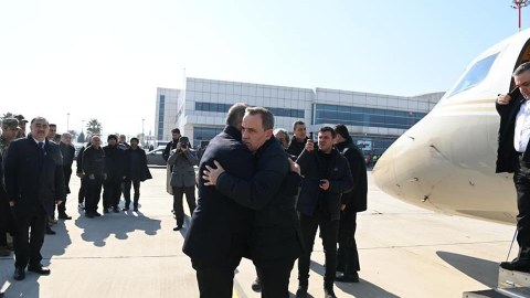 Ceyhun Bayramov Çavuşoğlu ilə Kahramanmaraşda - FOTOLAR