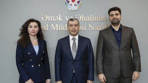 Sahil Babayev ikinci “Yüksəliş” müsabiqəsinin qalibləri ilə görüşüb