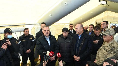 Nazirlər FHN-in Kahramanmaraşdakı səhra hospitalında
