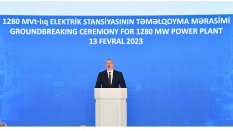 Prezident təməlqoyma mərasimində iştirak etdi - YENİLƏNİB (FOTOLAR)