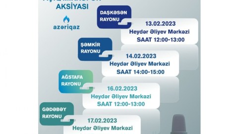 Daha 4 rayonda sakinlərin müraciətləri dinləniləcək