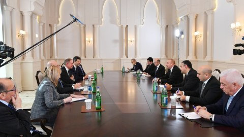 İlham Əliyev italiyalı naziri qəbul etdi - YENİLƏNİB