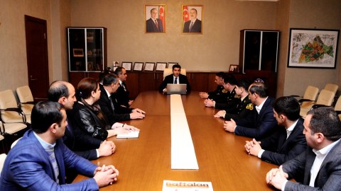 Naftalanda Dövlət Xidmətinin peşə bayramı qeyd olunub