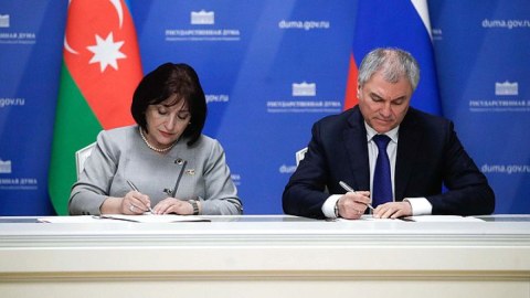 Sahibə Qafarova Moskvada memorandum imzaladı 