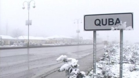 Minimum temperatur Qubada qeydə alınıb