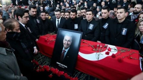 Dəniz Baykal dəfn edildi - Ərdoğan da iştirak etdi (FOTO)
