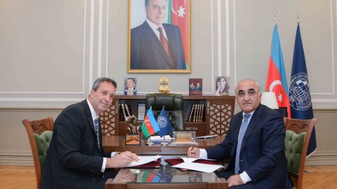UNEC ilə Sapir Akademik Kolleci arasında müqavilə imzalandı