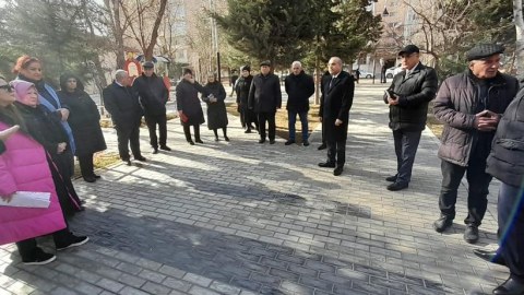 Azay Quliyev seçicilərilə görüş keçirib - FOTOLAR