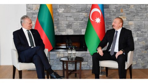 İlham Əliyev Litva Prezidentinə məktub göndərdi