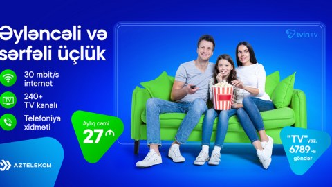 “Aztelekom” yeni rəqəmsal TV xidmətini təqdim edir