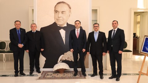 Novruz Aslanov “Heydər Əliyev İli”nə dair tədbirdə - FOTO