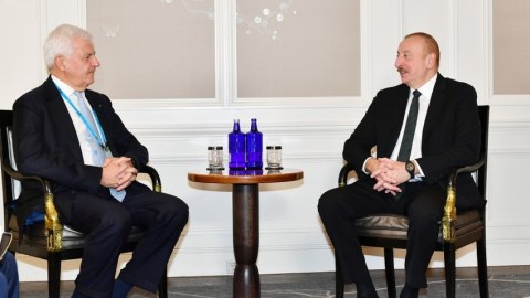 Prezident “Leonardo” şirkətinin rəhbəri ilə görüşüb - YENİLƏNİB 