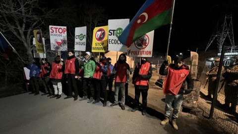 Laçın-Xankəndi yolu: Aksiya ruh yüksəkliyi ilə davam edir