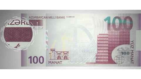 Saxta 100 manatlıq pul nişanı artıb - Rəsmi
