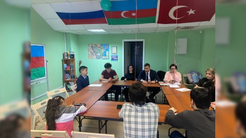 Sankt-Peterburqda Azərbaycan məktəbi açıldı - FOTOLAR