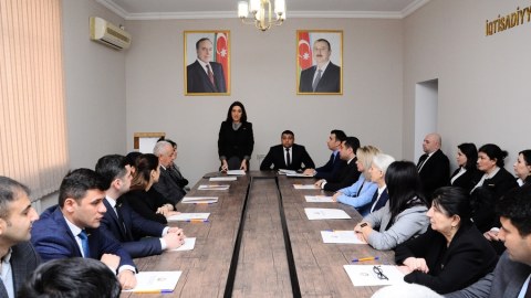 Naftalanda Ana Dili Günü qeyd edilib - FOTOLAR