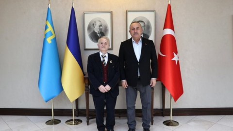 Krım türklərinin lideri Türkiyəyə gəlib